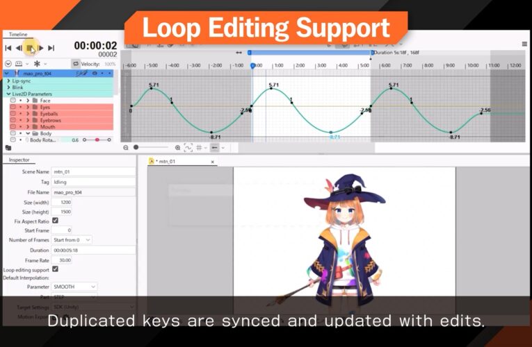 Update Fitur dan Versi Baru Live2D Cubism