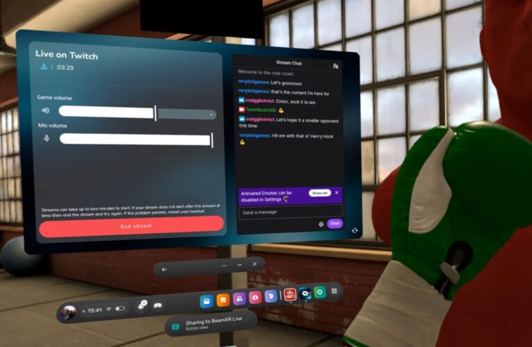 melakukan streaming gaming dengan vr